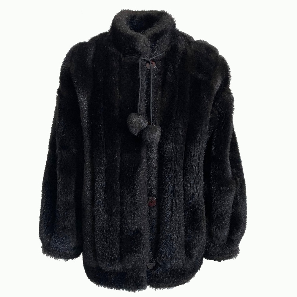Faux Fur Coat by J Percy Marvin Richards Vintage Winter Coat